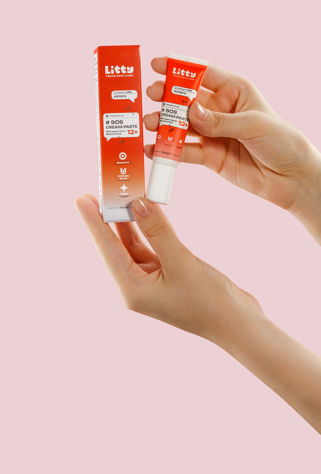 Підліткова SOS крем-паста від висипань, 15ml