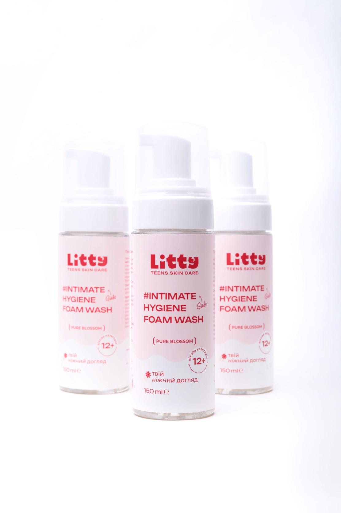 Підліткова Пінка для інтимної гігієни  для дівчат, 150ml 