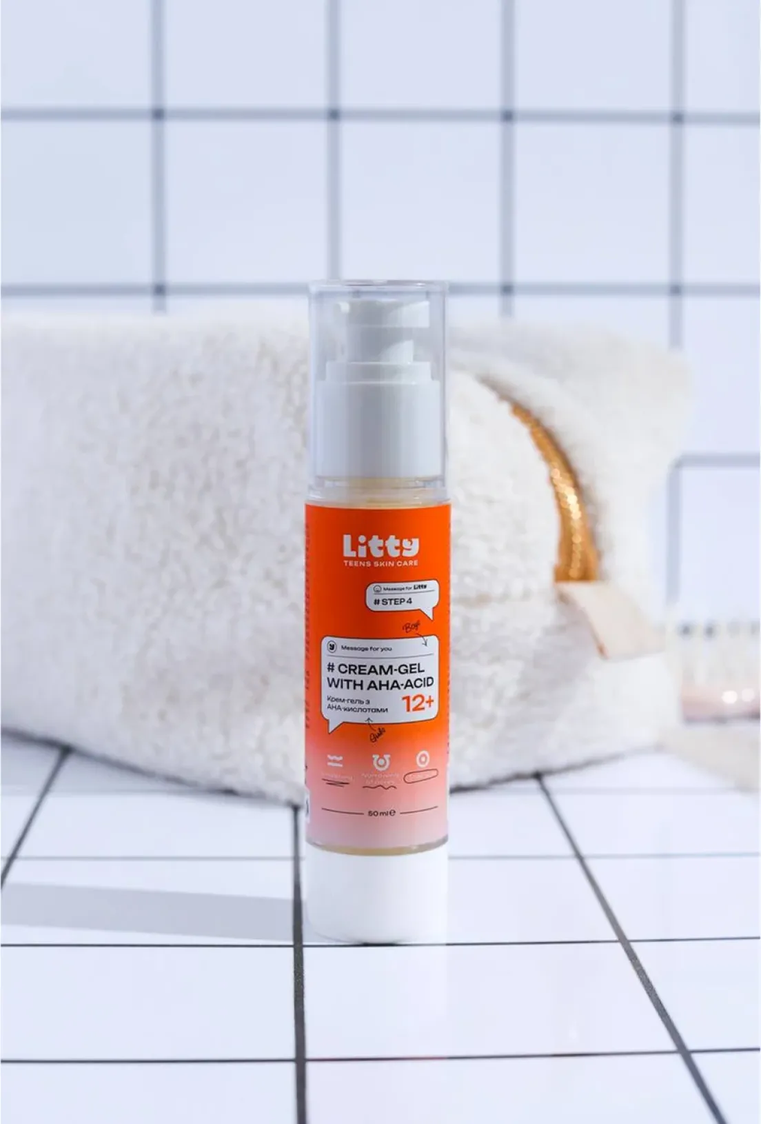 Підлітковий Крем-гель з AHA кислотами, 50ml 