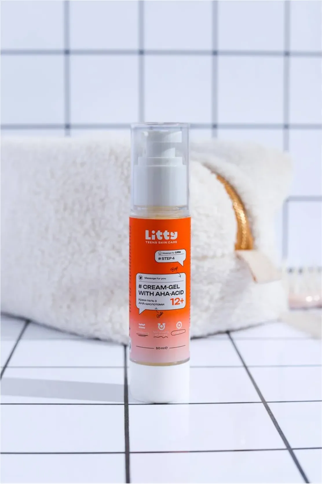 Підлітковий Крем-гель з AHA кислотами, 50ml 