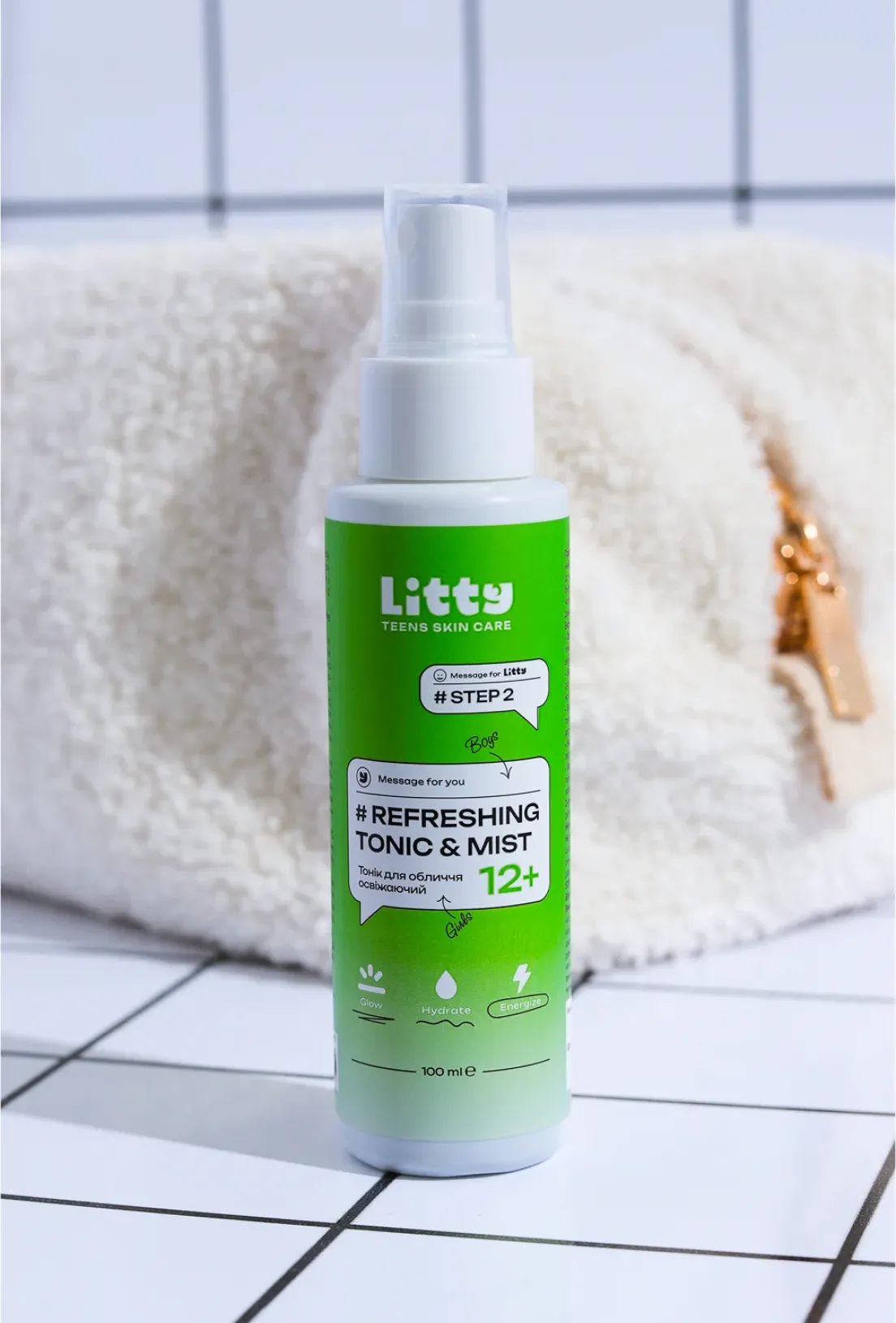 Підлітковий Тонік, міст та спрей для фіксації макіяжу 3в1, 100ml 